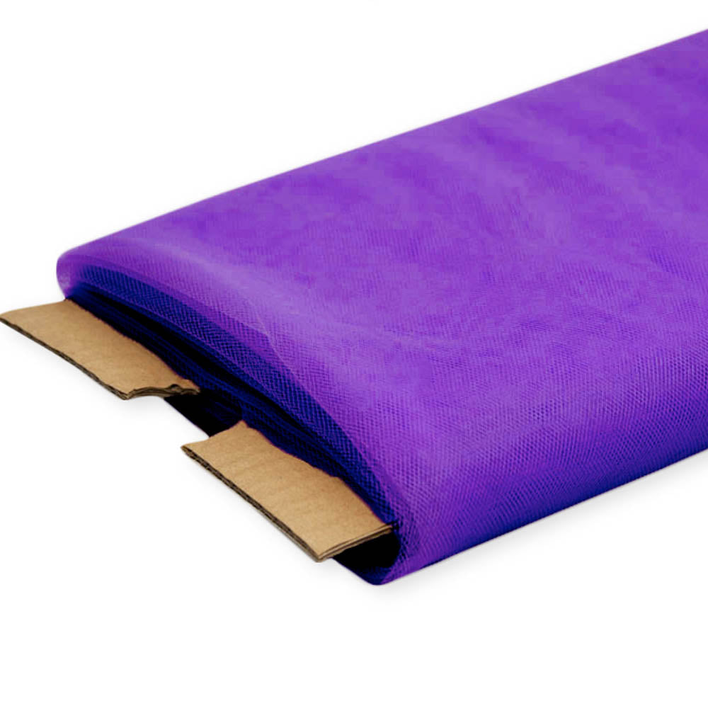 Purple Nylon Tulle Fabric – 40 Yards By Roll