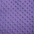 Purple Minky Dimple Dot Fabric