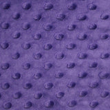 Minky Dimple Dot Faux Fur Fabric - 100 Percent Polyester, Embossed Dimple Dot, 60" Width (1 Yard)
