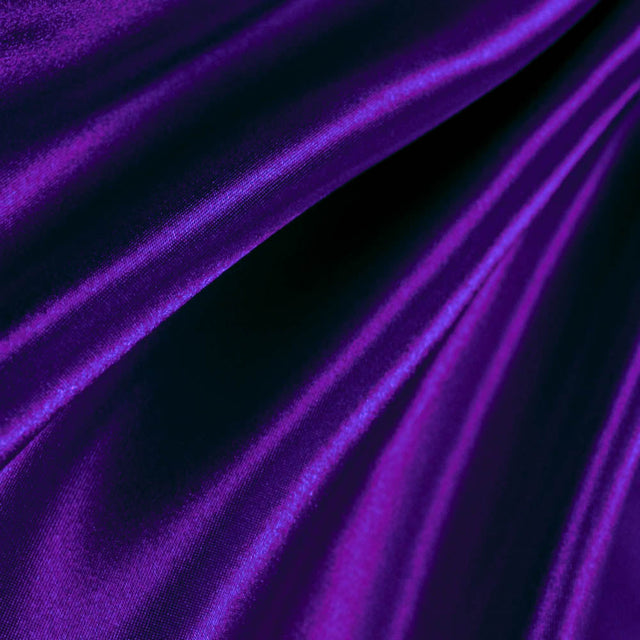 Bridal Satin Violet Fabric,