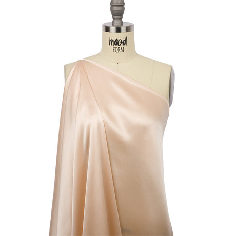 Silk Charmeuse 44" - Cream Pink - Premium Collection