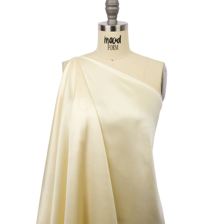 Silk Charmeuse 44" - Pale Yellow - Premium Collection