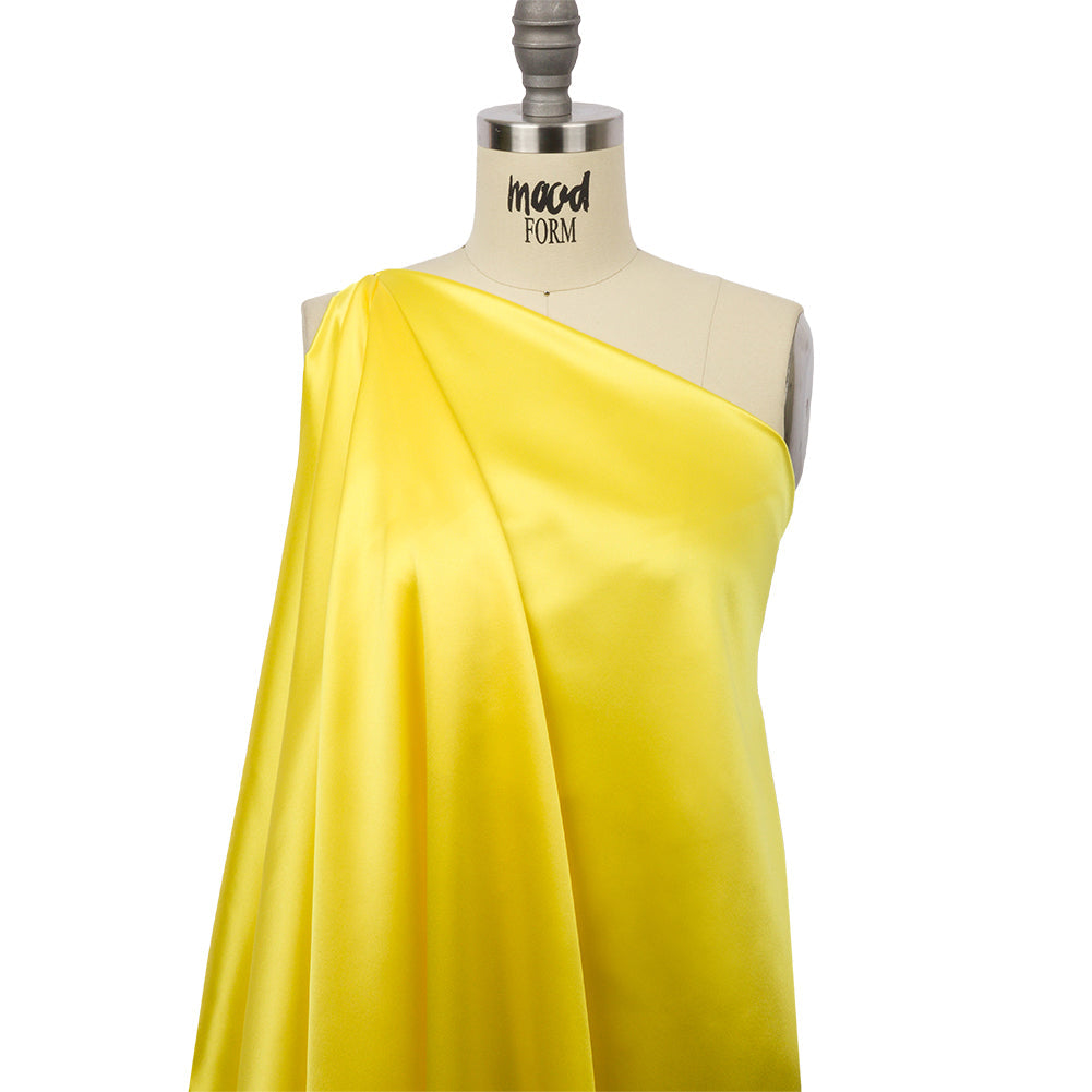 Silk Charmeuse 44" - Buttercup Yellow - Premium Collection