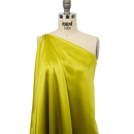 Silk Charmeuse 44" - Warm Olive - Premium Collection