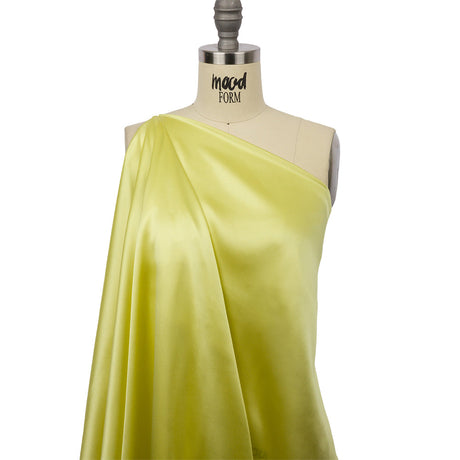 Silk Charmeuse 44" - Sunny Lime - Premium Collection