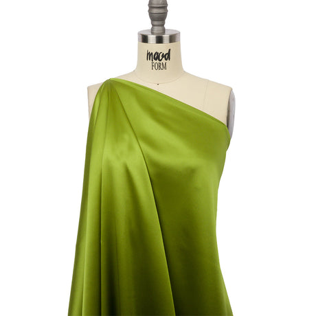 Silk Charmeuse 44" - Peridot Green - Premium Collection