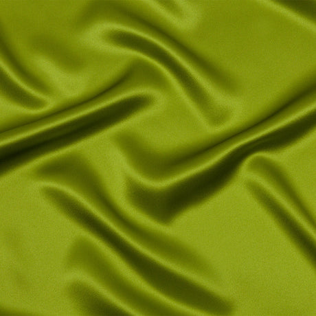 Silk Charmeuse 44" - Peridot Green - Premium Collection
