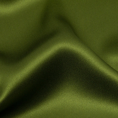 Silk Charmeuse 44" - Pesto Green - Premium Collection