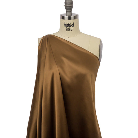 Silk Charmeuse 44" - Dark Olive - Premium Collection