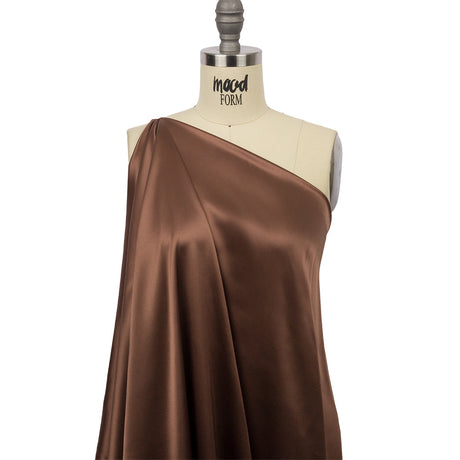Silk Charmeuse 44" - Cappuccino - Premium Collection