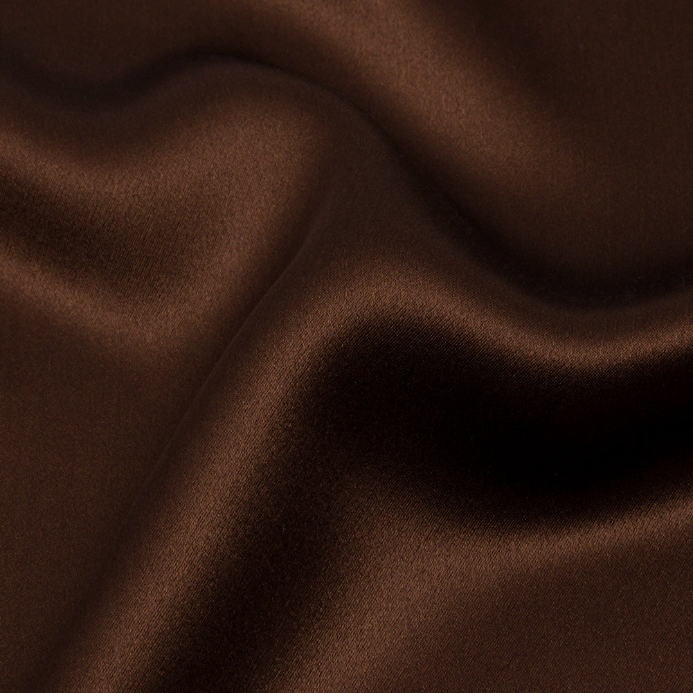 Silk Charmeuse 44" - Chocolate - Premium Collection