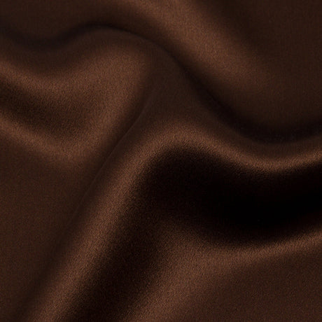 Silk Charmeuse 44" - Chocolate - Premium Collection