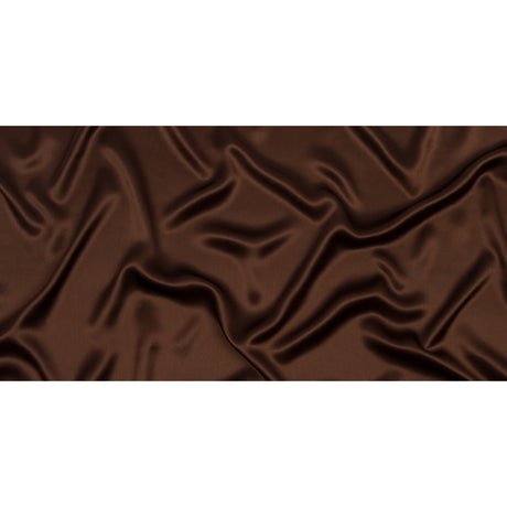 Silk Charmeuse 44" - Chocolate - Premium Collection