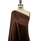 Silk Charmeuse 44" - Chocolate - Premium Collection