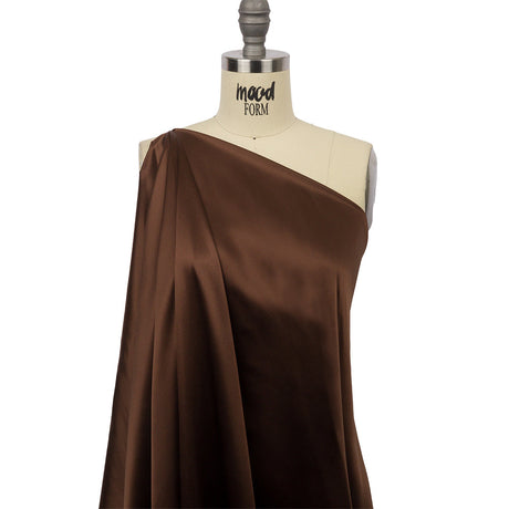 Silk Charmeuse 44" - Chocolate - Premium Collection
