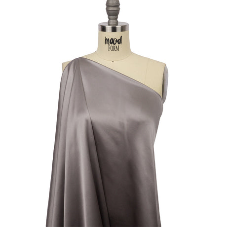 Silk Charmeuse 44" - Silver - Premium Collection