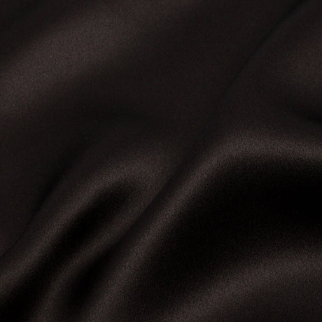 Silk Charmeuse 44" - Deep Charcoal - Premium Collection