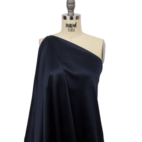 Silk Charmeuse 44" - Navy - Premium Collection