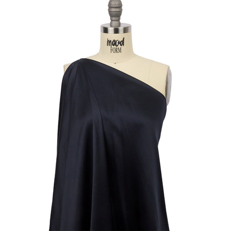 Silk Charmeuse 44" - Midnight - Premium Collection