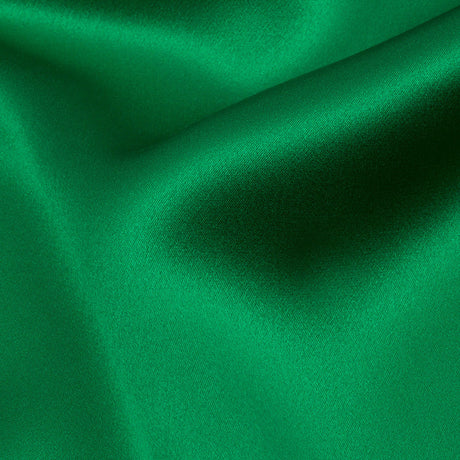 Silk Charmeuse 44" - Kelly Green - Premium Collection