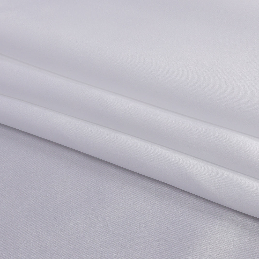 Silk Charmeuse 54" - Bright White - Premium Collection