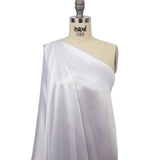 Silk Charmeuse 54" - Bright White - Premium Collection