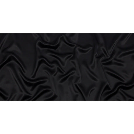 Silk Charmeuse 54" - Black - Premium Collection