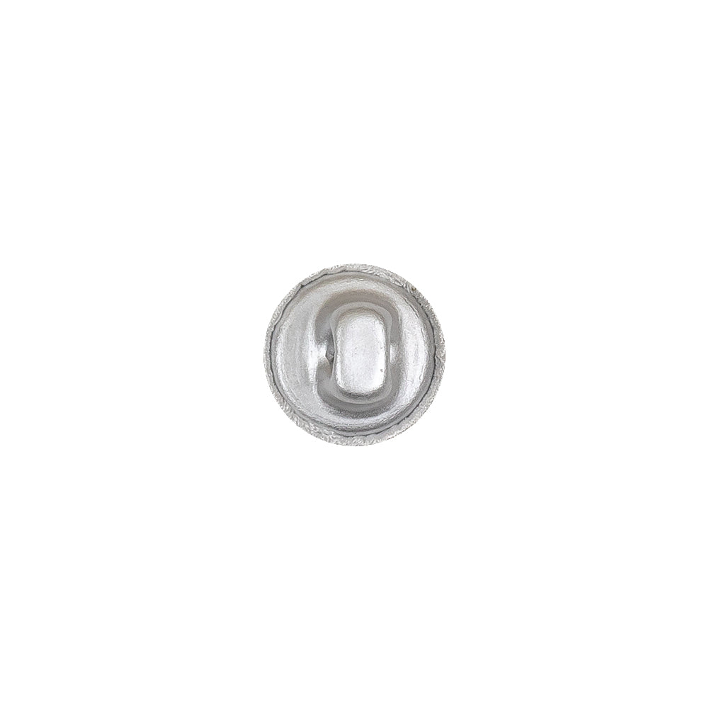 Mood Exclusive Bright White Silk Covered Button - 16L/10mm