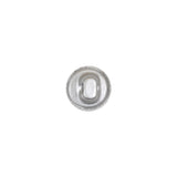 Mood Exclusive Bright White Silk Covered Button - 16L/10mm