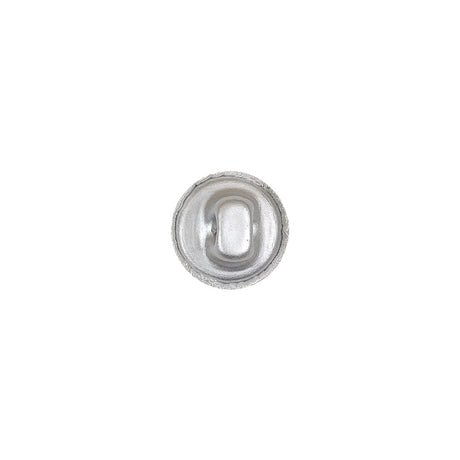 Mood Exclusive Bright White Silk Covered Button - 16L/10mm