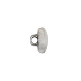 Mood Exclusive Bright White Silk Covered Button - 20L/12.5mm