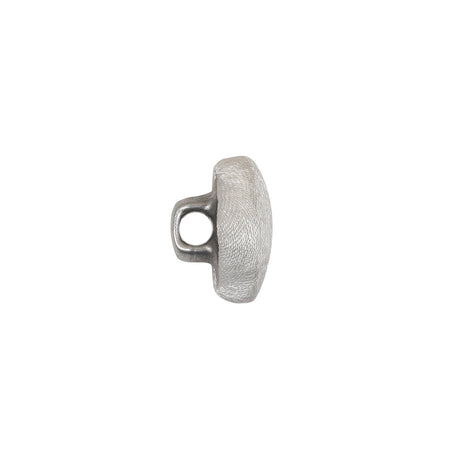 Mood Exclusive Bright White Silk Covered Button - 20L/12.5mm