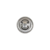 Mood Exclusive Bright White Silk Covered Button - 20L/12.5mm