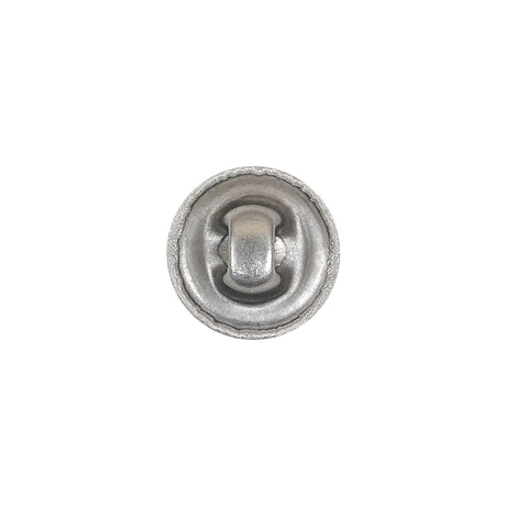 Mood Exclusive Bright White Silk Covered Button - 20L/12.5mm