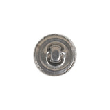 Mood Exclusive Bright White Silk Covered Button - 24L/15mm