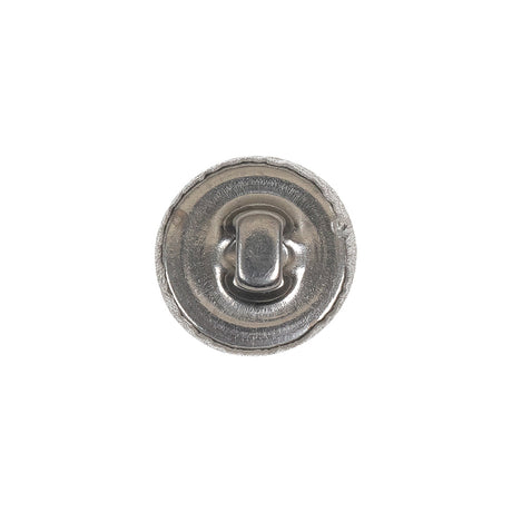 Mood Exclusive Bright White Silk Covered Button - 24L/15mm