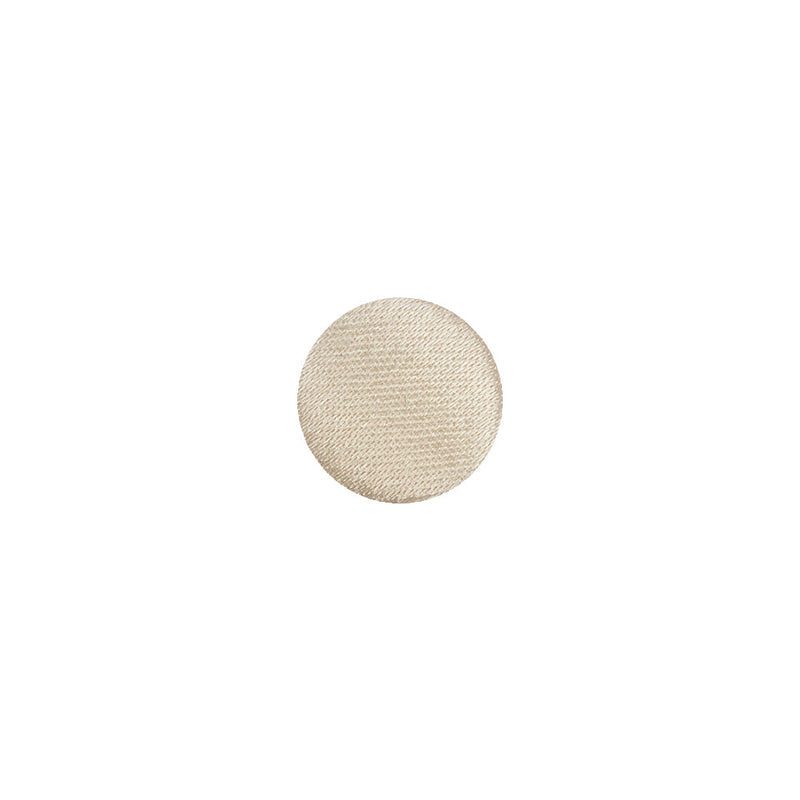 Mood Exclusive Tapioca Silk Covered Button - 16L/10mm