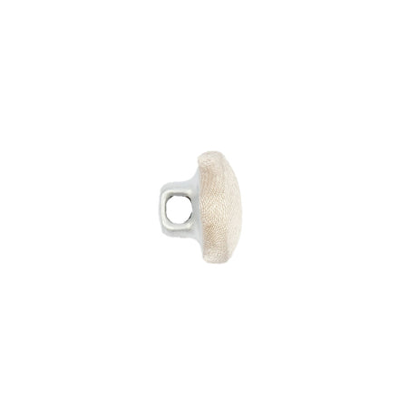 Mood Exclusive Tapioca Silk Covered Button - 18L/11.5mm