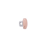 Mood Exclusive Pale Blush Silk Covered Button - 16L/10mm