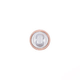 Mood Exclusive Pale Blush Silk Covered Button - 16L/10mm