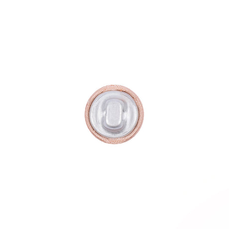 Mood Exclusive Pale Blush Silk Covered Button - 16L/10mm