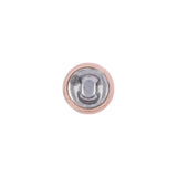 Mood Exclusive Pale Blush Silk Covered Button - 18L/11.5mm