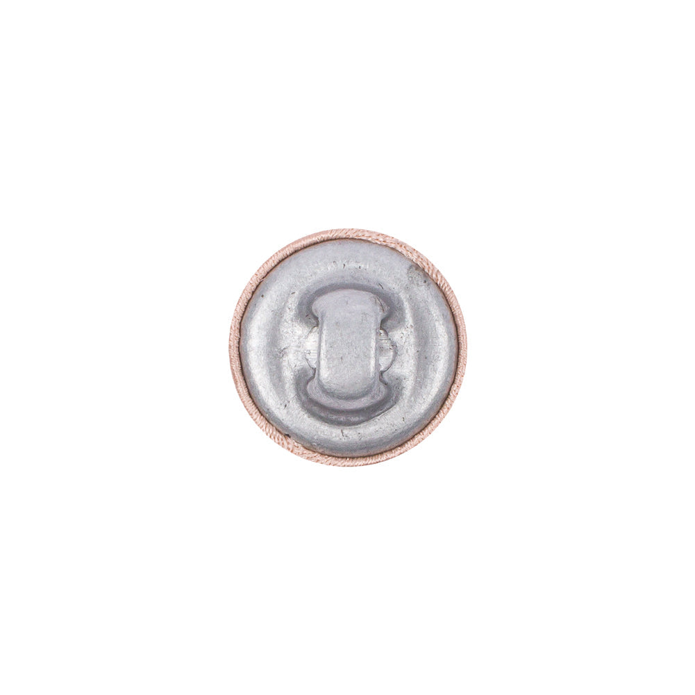 Mood Exclusive Pale Blush Silk Covered Button - 20L/12.5mm