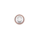 Mood Exclusive Blush Silk Covered Button - 16L/10mm