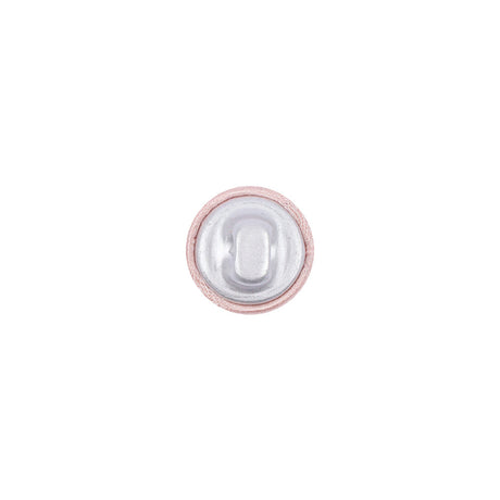 Mood Exclusive Veiled Rose Silk Covered Button - 16L/10mm