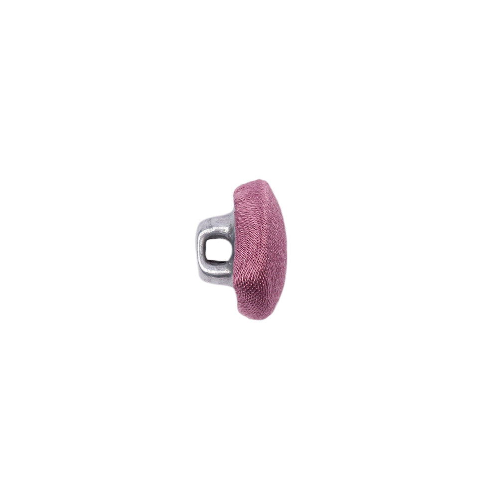 Mood Exclusive Crushed Berry Silk Covered Button - 18L/11.5mm