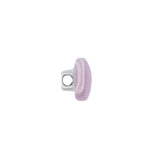 Mood Exclusive Lavender Fog Silk Covered Button - 18L/11.5mm
