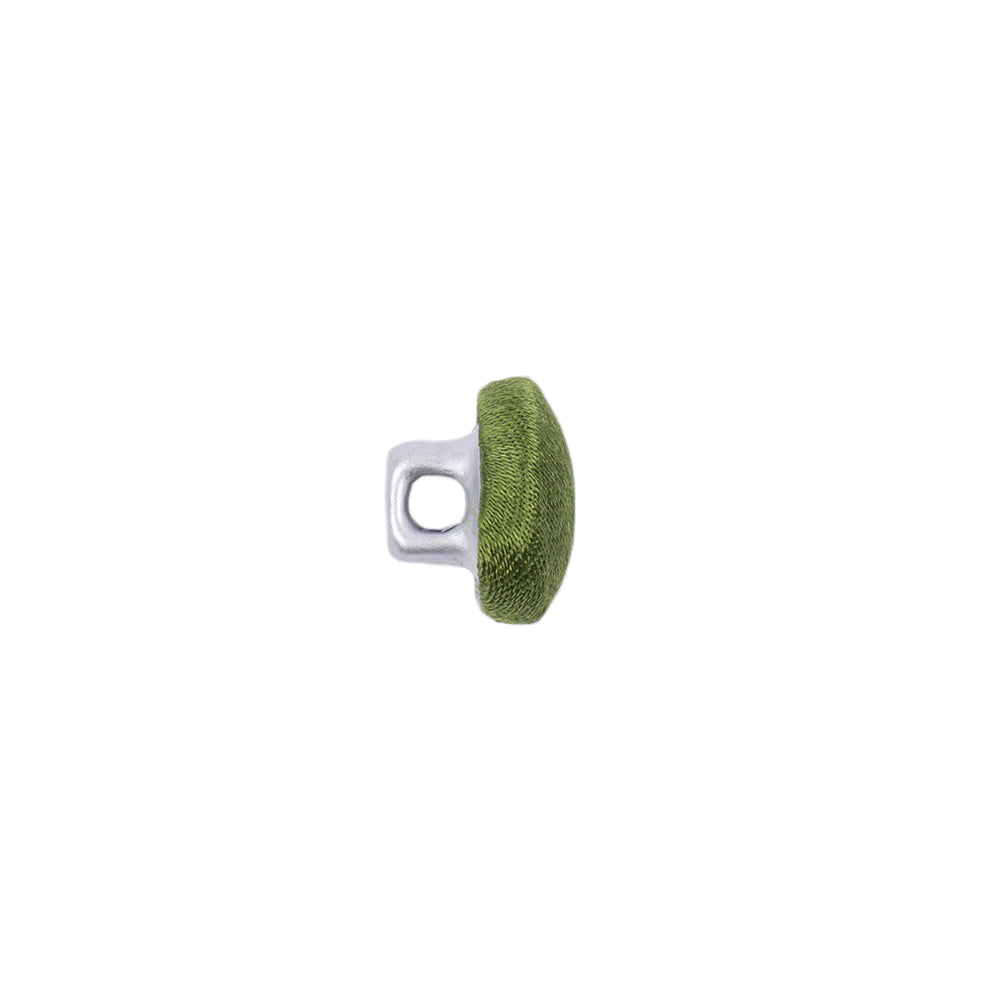 Mood Exclusive Pesto Silk Covered Button - 16L/10mm