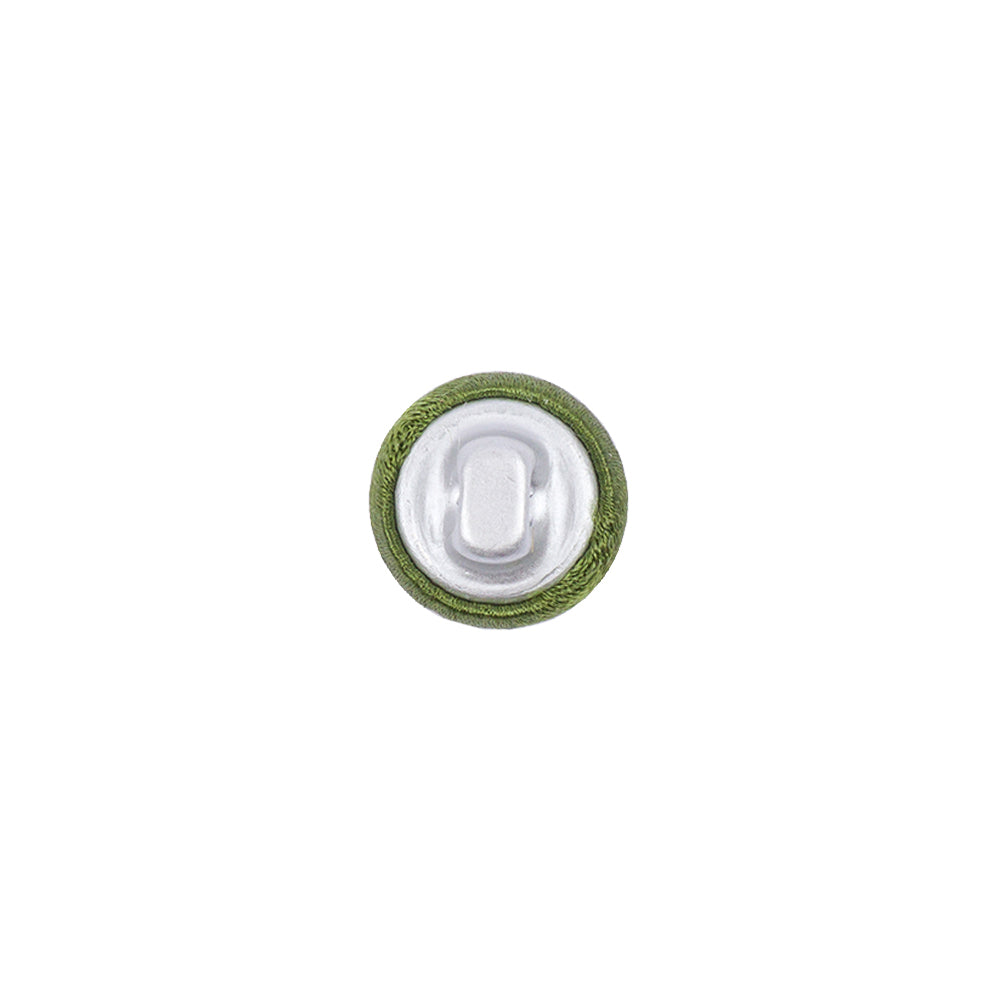 Mood Exclusive Pesto Silk Covered Button - 16L/10mm