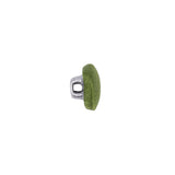 Mood Exclusive Pesto Silk Covered Button - 18L/11.5mm